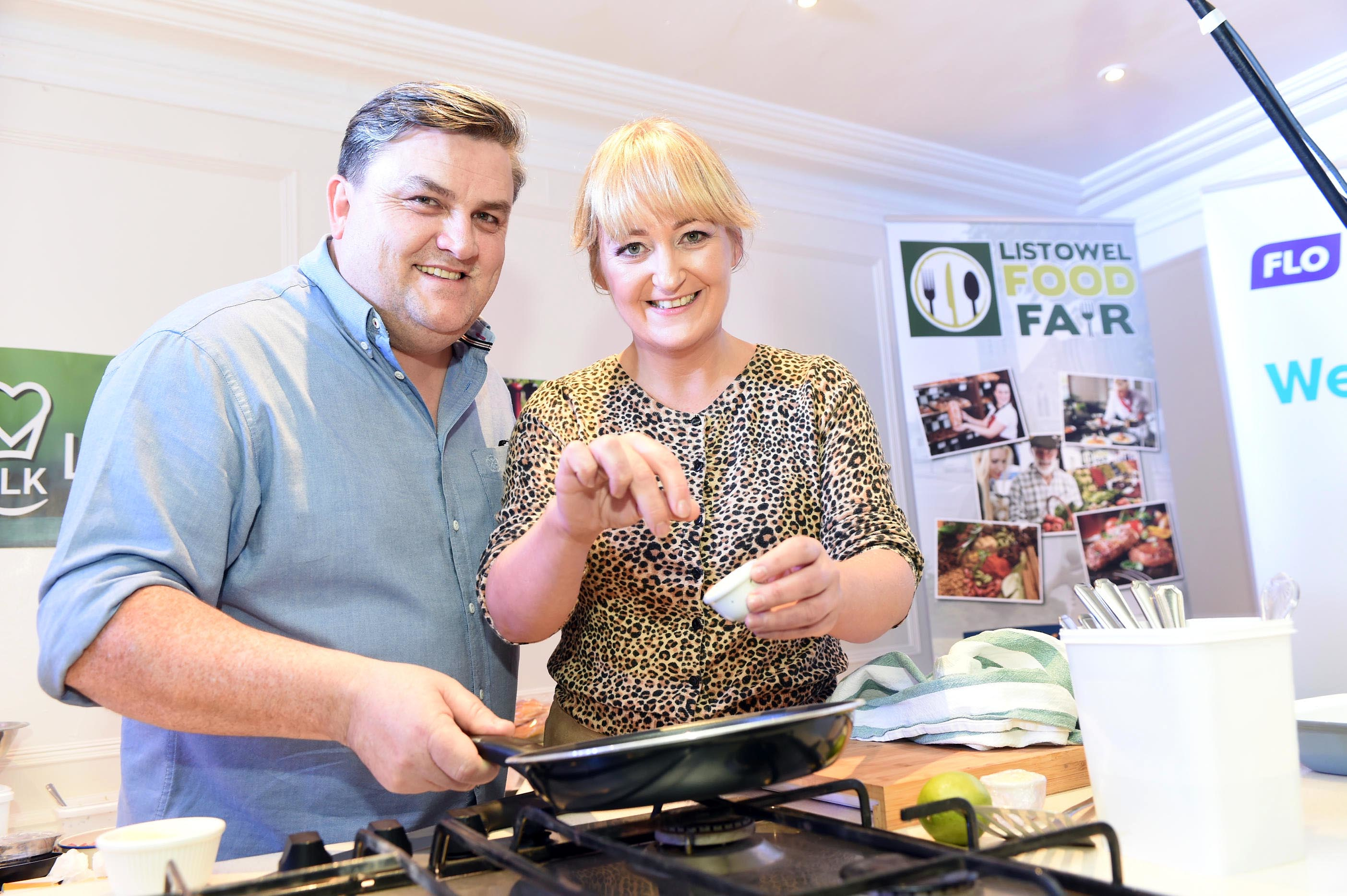 Join Virgin Media One and Ireland AM’s Lizzy Lyons of Lizzy’s Little Kitchen, Listowel and TV Presenter, Celebrity Chef and star of stage and screen Simon Delaney for a fun filled  evening of tasty delights at the 2023 Listowel Food Fair !